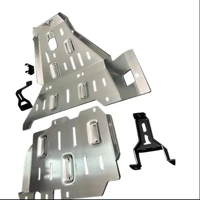 غطاء محرك الحماية العالية تحت الجسم لـ Jeep Wrangler JL Full Skid Plate 2018- الفضة