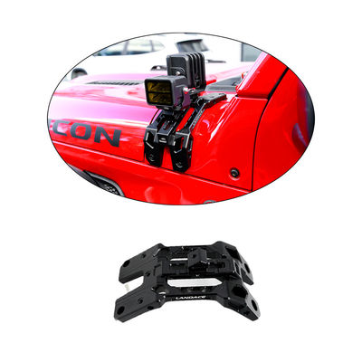 سبيكة الألومنيوم A Pillar Light Bracket السوداء Jeep Jl A Pillar Light