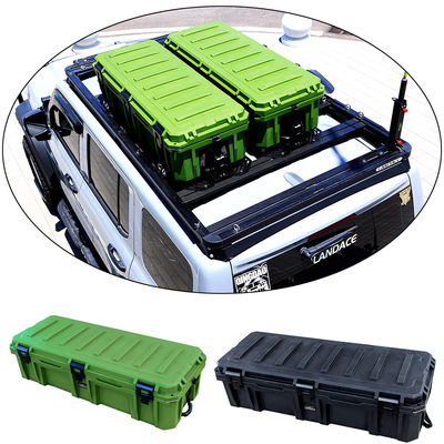مستطيل 4WD 4x4 الملحقات الخارجية LLDPE صندوق تخزين للتخييم البلاستيكي لرصيف سقف السيارة