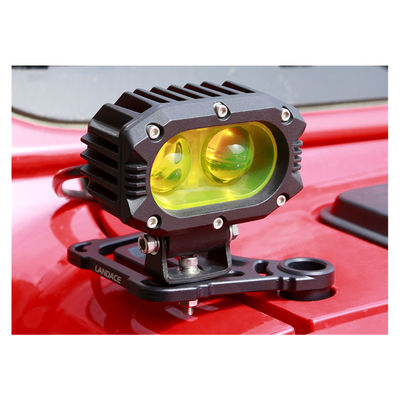 جيب رانجلر JL/JLU A-Pillar Windshield Hood Mount Bracket Off-Road Light Bar Mounts (أركان أرضية للسيارات)