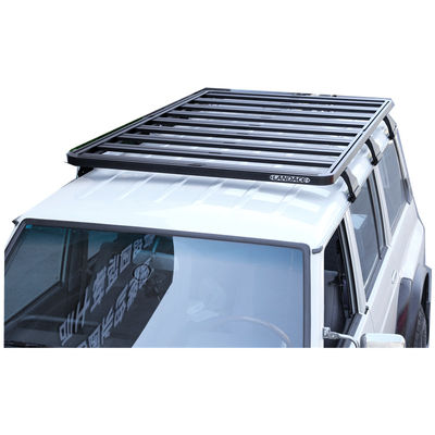 Y60 1889*1225mm صافي الوزن 23.5kg سيارات الدفع الرباعي سقف السيارة رف 4x4 حار الفولاذ العالمي الألومنيوم الأسود صندوق التعبئة