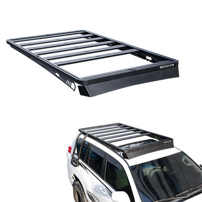 منصة رف السقف من سبائك الألومنيوم الأسود لـ Toyota LC150 2110*1195*44mm
