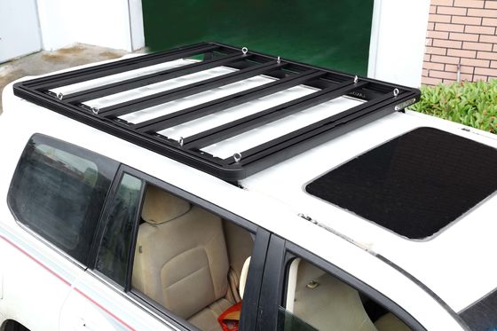 رف السقف المقبول من OEM لـ Toyota Land Cruiser LC200 LC150 في غطاء مسحوق أسود