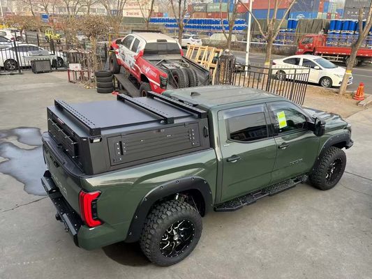 القوة السوداء مغلفة سبيكة الألومنيوم نصف عالية سرير غطاء OEM خدمة OEM المقبولة