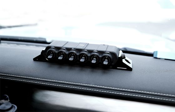 نظام الإرسال الإلكتروني للسيارات العالمية غير اللاسلكية 6 عصابات LED Control Switch Panel