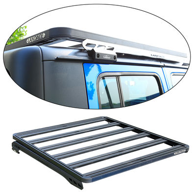منصة رف السقف من الألومنيوم لـ Wrangler JT 4X4 ملحقات السيارة 1500X1425mm N.W. 25kg