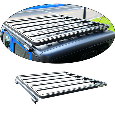 1500X1425mm AL6063-T6 رفوف سقف السيارات لـ Wrangler JT منصة رف سقف سبيكة الألومنيوم