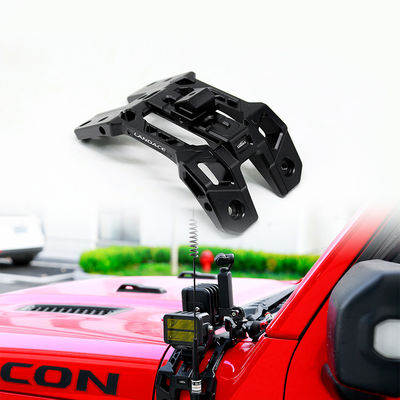 سبيكة الألومنيوم A Pillar Light Bracket السوداء Jeep Jl A Pillar Light