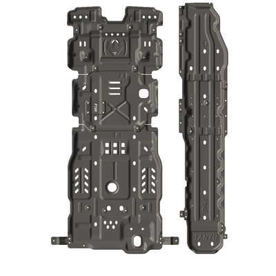 ألواح الماجناليوم/الفولاذ ياماها FZ16 2003-2009 4Runner Skid Plate أسود/فضة للطراز العالي