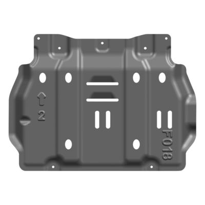 ألواح الماجناليوم/الفولاذ ياماها FZ16 2003-2009 4Runner Skid Plate أسود/فضة للطراز العالي