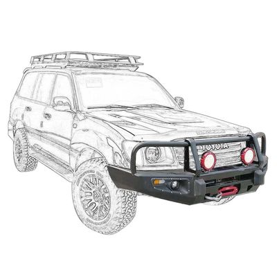 كيت فولاذية مخصصة لـ Suzuki Swift المقابس الخلفية مباشرة لـ Toyota 4Runner