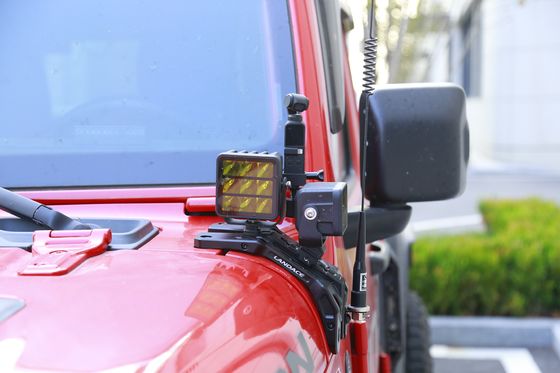 رقم الاختراع المصرح به دعامة الضوء لـ Tank300 سبيكة الألومنيوم LED Driving Light Bracket لـ Jeep JL