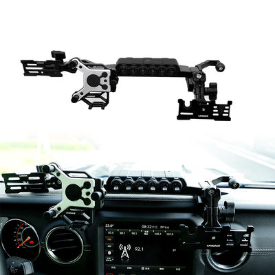 أسود متعدد الوظائف 4x4 Wrangler JL مركز وحدة التحكم العصابة حامل الهاتف للجيب