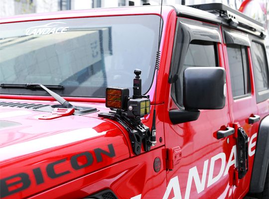 Wrangler Off-Road Silver Light Mounting Brackets مع تصميم عالية CNC