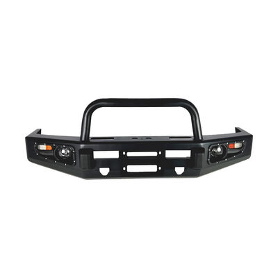 المصد الأمامي المطلي بالرماد لسيارة تويوتا هيلوكس Steel Body Kit Bull Bar لسيارات 4x4 Off Road