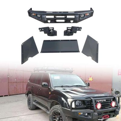 عجلة حديدية عالية خارج الطريق 4x4 مجموعة جسم السيارة لتويوتا لاند كروزر LC100 Bull Bar المضارب الأمامي