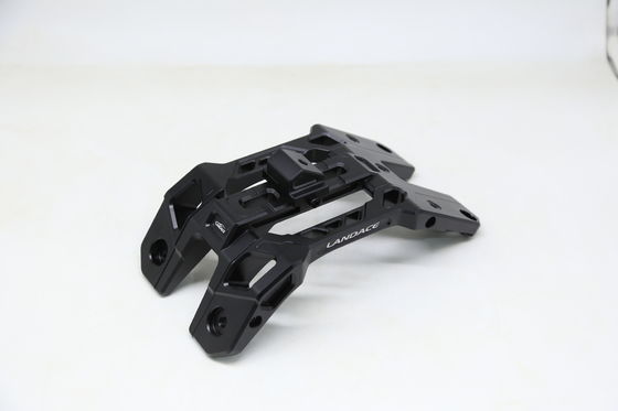 دعامات تركيب ضوئية سهلة مغلفة بالرماد من العمود الأليومنيوم للتصنيع CNC