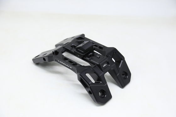 دعامات تركيب ضوئية سهلة مغلفة بالرماد من العمود الأليومنيوم للتصنيع CNC