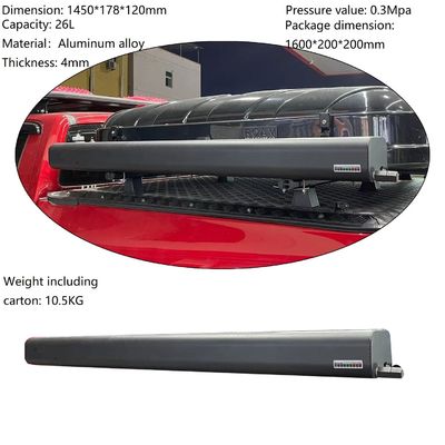 26L 30L أسود خزان المياه المضغوطة شاحنة شاحنة سرير رف رف السقف لعرض رش