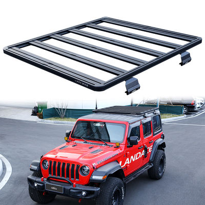 جيب رانجلر روبيكون سقف السيارات رفوف 4X4 سبيكة الألومنيوم منخفضة الملف 1500 * 1425 * 55mm