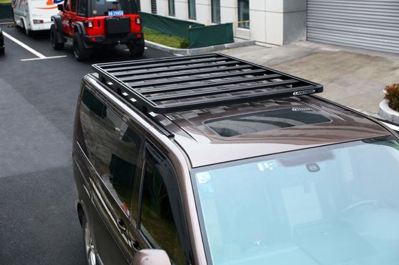 سقف جبل عالمية Multivan 4X4 نحيلة مسطحة منخفضة الملف الشخصي سبيكة الألومنيوم منصة سقف السيارات رفوف ل فولكس فاجن