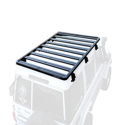 أوف روت لاند كروزر LC76 السلسلة 4x4 سقف ريك جبل في الأسود AL6063 SS304 لتويوتا
