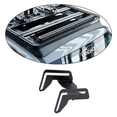 JEEP LED Light Bar Bracket Roof Tray الإكسسوارات المعدة من الألومنيوم