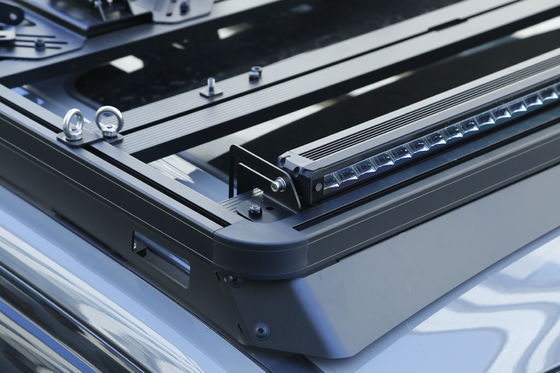 JEEP LED Light Bar Bracket Roof Tray الإكسسوارات المعدة من الألومنيوم