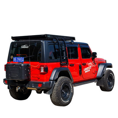 4x4 الطرق الوعاء السطح سبائك الألومنيوم أمتعة السيارة سقف سلة في الأسود 1455 * 1425 * 113mm