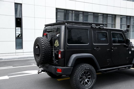 منصة رف سقف السيارة من سبيكة الألومنيوم لـ Jeep Wrangler JK التثبيت غير المدمر
