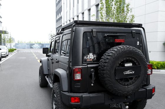 منصة رف سقف السيارة من سبيكة الألومنيوم لـ Jeep Wrangler JK التثبيت غير المدمر