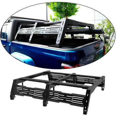 سرير شاحنة عالمية رف رول بار خارج الطريق 4X4 سبيكة الألومنيوم مع تصميم قابل للتعديل