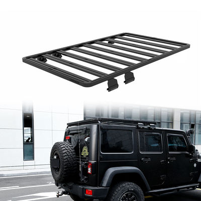 JEEP JK 4X4 خارج الطريق مركبة رف السقف سبائك الألومنيوم الأسود مع تعليمات التثبيت