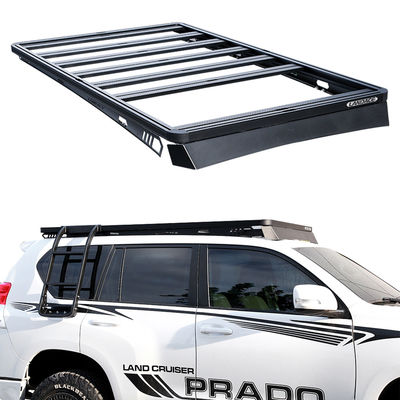 غطاء مسحوق 4x4 سقف سيارة عالمية سلة أمتعة رف لتويوتا LC150 LC200