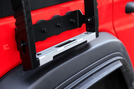 2023 تصميم الفولاذ المقاوم للصدأ 304 السلم الجانبي للسيارة جيب رانجلر JL 4x4