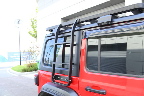 سهولة التثبيت سلم جانب مزدوج سلم سقف سيارة لـ JEEP Wrangler 2018-2023 JL JK