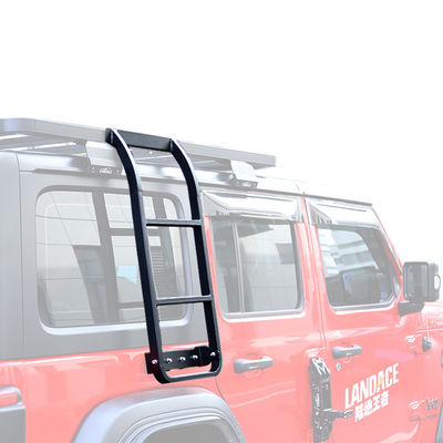سلم تلسكوبي من الفولاذ المقاوم للصدأ لأمتعة سقف السيارة JEEP Wranglerjk 2013-2017