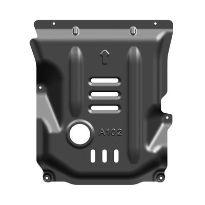 حماية محرك ألفا روميو جوليا مع لوحة التزلج من سبيكة الألومنيوم المغنيسيوم باللون الأسود