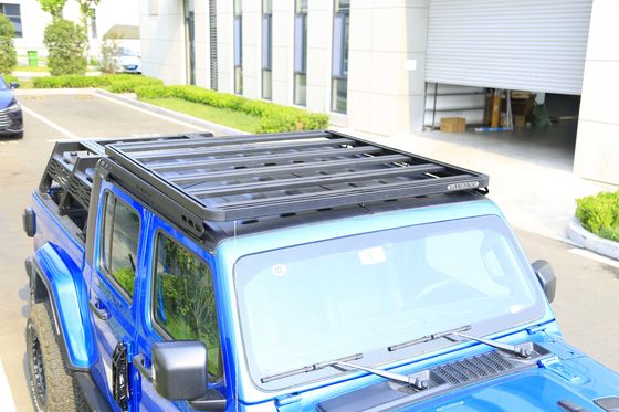 سقف جبل 4X4 خارج الطريق رف الفولاذ ل Wrangler 2010-2018 SUS304 سبيكة الألومنيوم 6063-T6