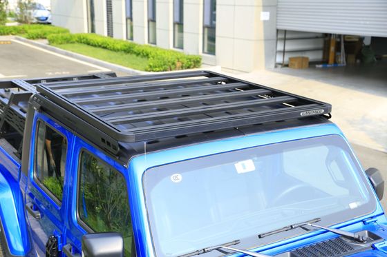سقف جبل 4X4 خارج الطريق رف الفولاذ ل Wrangler 2010-2018 SUS304 سبيكة الألومنيوم 6063-T6