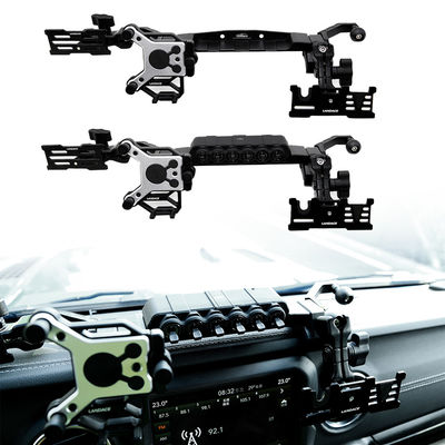 2018-4x4 ملحقات المركبات سبائك الألومنيوم مركز وحدة التحكم العصا حامل الهاتف المحمول للجيب