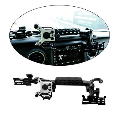 2018-4x4 ملحقات المركبات سبائك الألومنيوم مركز وحدة التحكم العصا حامل الهاتف المحمول للجيب