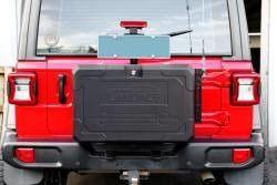 Wrangler JL Off Road القفل الخلفي للألومنيوم للسيارة جيب خارج صندوق التخزين حجم 700x450x317mm