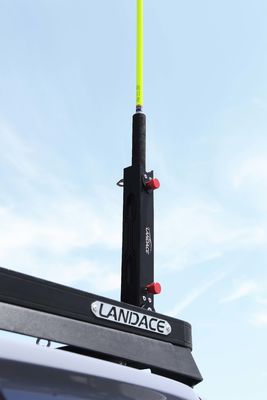 323X78X86mm دعامة دعامة أعمدة العلم متعددة الوظائف لحامل أعمدة العلم الألومنيوم