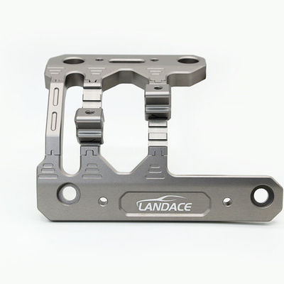 فولاذ الكربون Landace مسحوق أسود مطبقة براكات تركيب خفيفة مع معالجة CNC