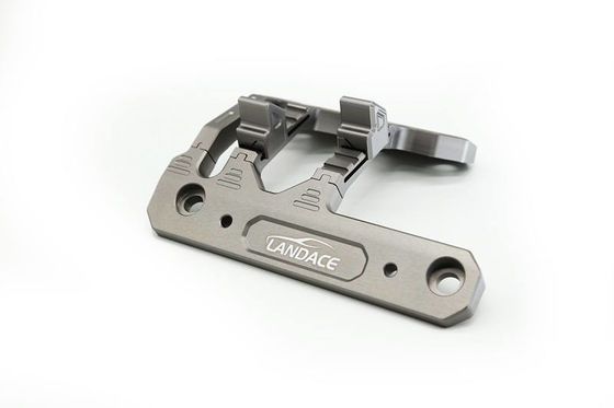 فولاذ الكربون Landace مسحوق أسود مطبقة براكات تركيب خفيفة مع معالجة CNC