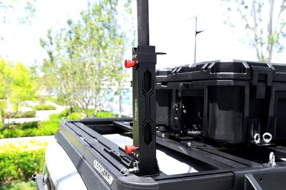 المقاومة للصدأ الألومنيوم 323X78X86mm دعامة عمود العلم للجيب متعددة الوظائف