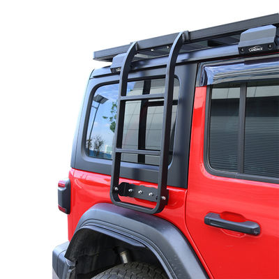 JEEP سقف السيارة رف السلم الجانبي مع مقاومة التآكل في الفولاذ المقاوم للصدأ