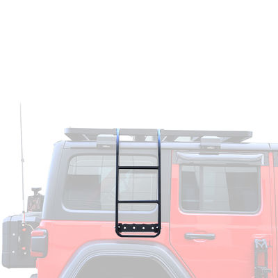 JEEP سقف السيارة رف السلم الجانبي مع مقاومة التآكل في الفولاذ المقاوم للصدأ