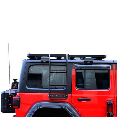 JEEP سقف السيارة رف السلم الجانبي مع مقاومة التآكل في الفولاذ المقاوم للصدأ